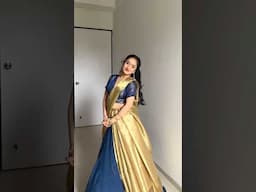 You loved it, I wore it again💕 #HalfSareeLove #saree #grwm #ethnic #wedding #ytshorts #sareefashion