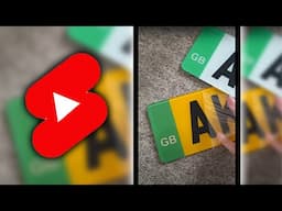 Electric Car Number Plates UK #Shorts