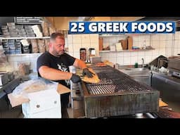 25 GREEK FOODS You Must Try! - From Bougatsa & Souvlaki to Lamb Chops 🇬🇷