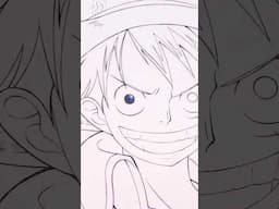 イラスト LUFFY 『ONE PIECE』#イラスト #メイキング #onepiece