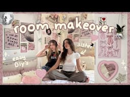 aesthetic room makeover *for my sister* 🪩 🩰✧･ﾟ: