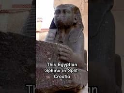 Egyptian Sphinx, Croatia!🇭🇷 #short #shorts #shortvideo #viralvideo #travel #travelvlog #shortsfeed