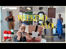 My Weekend Living Alone in Calgary | signing up for a 5K, summer crochet projects, & home refresh