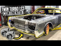 LS Swapped Continental Gets Mirror Image Turbos! - '67 LS3 Lincoln Continental Build Ep. 10