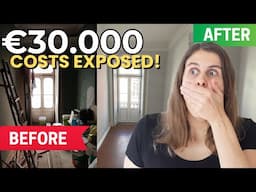 We Spent €30K on a Lisbon Apartment Renovation – Here’s the FULL Cost Breakdown!