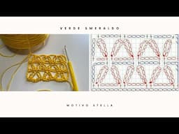 TUTORIAL LAVORAZIONE A STELLA⭐️|| Come fare una lavorazione a stella all'uncinetto
