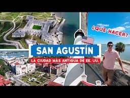 🇺🇸 JOYA de FLORIDA cerca a Orlando | San Agustin, la ciudad más antigua de EE.UU.