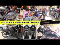 Best Budget PPF Coating ONLY ₹2500 | Paint Protection Film For Hero Splendor | PPF Coating For Bikes