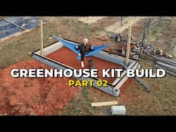Greenhouse Build: Part 02 The Foundation! (Calico Cow Acres Homestead)