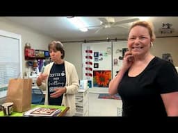 Hanging at Quilting with Harriet! Indiana Retreat Recap. The Stitchuation Room, 4/30/25