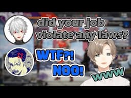 [APEX] ChroNoiR guess Vodka's previous job before his life as a Streamer [Nijisanji JP / ENG SUB]
