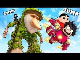 I Became IRONMAN in CLIMB the Tower and JUMP !!!