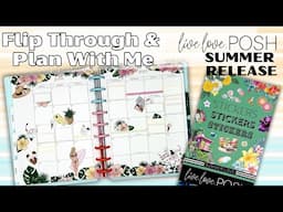LIVE LOVE POSH SUMMER RELEASE | SUMMER LOVE & FUNCTIONALLY PASTEL | JUNE MONTHLY SPREAD