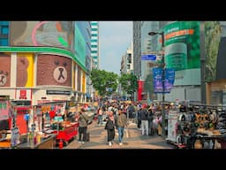 Myeongdong’s Busiest Day! 🏙️ | Sunday Crowds & Street Vibes | 4K HDR