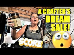Ep645:  These Garage Sales Were a Crafters DREAM!  😍😍😍