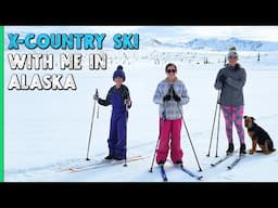 My First Time Using Cross Country Skis!
