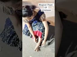 Got this Magical Payal from Vrindavan😍 #vrindavan #bageshwarji #hanumanji #minivlog #youtubeshorts