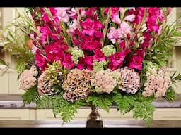 Episode 201  Arrangements from the Garden - Perimeter Urn with Gladiolus