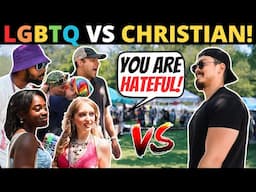 ANGRY LGBTQ THREATEN STREET PREACHER! (Things Got Heated...)