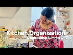 Kitchen Countertop Organisation & New Kitchen Items| A Productive Summer Day| Summer Garden to Table