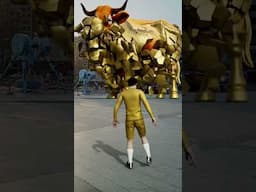 Unsealing the Golden Cow Statue🐂... 3D special effects