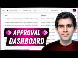 How to Build a Custom Approval Dashboard in Power Apps | Tutorial (2025)