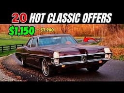 20 Classic Cars You Can Buy Today – $1,150 to $7,900!