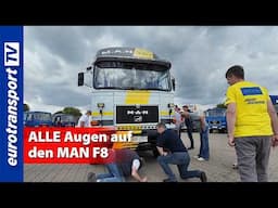 Applaus für den TV-Lkw – der erste Auftritt des restaurierten MAN F8