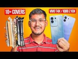 vivo T4x Back Cover || IQOO Z10x Back Cover || vivo T4x Tempered glass ||   IQOO z10x Tempered glass