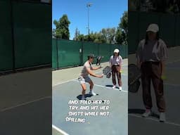 Pickleball Water Trick
