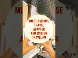 A multifunction universal adapter ￼with a 1M type-C cable. Best travel tools ever. ￼#travelgadgets