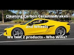 Cleaning Carbon Ceramic Brakes, rims, and wheels