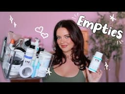 Products I Finished! Were they worth it? makeup, skincare, haircare... | Empties | Julia Adams