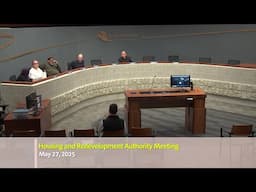 May 27, 2025 Housing and Redevelopment Authority Meeting
