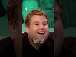 Strange hill to die on, James Cordon... #BigFatQuiz #GameShow