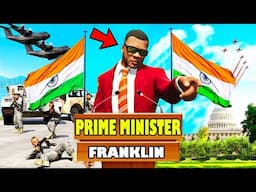 Franklin's First Day As A PRIME MINISTER In GTA 5 | SHINCHAN and CHOP
