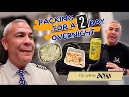 How I pack my food bag for a trip | Day in the life of an airline pilot
