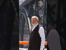 PM Modi inaugurated chenab bridge in Kashmir