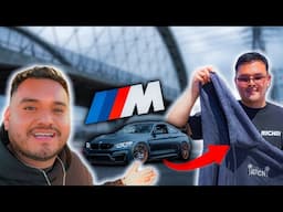 Giving a Subscriber MERCH + a RIDE in my BMW M4 GTS!