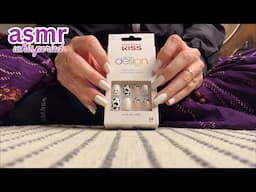 ASMR 🖤 Tapping on Nail Stuff & Rug Scratching