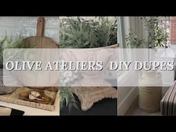 High End Home Decor DIYs | Olive Ateliers Dupes Using What You Have