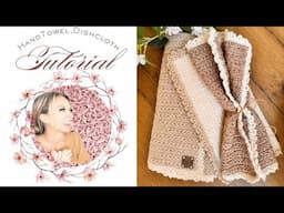 Farmhouse EASY Crochet Hand Towel and Dishcloth Set