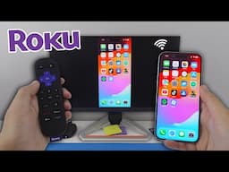 How to SCREEN MIRROR iPhone to Roku (EASY METHOD)