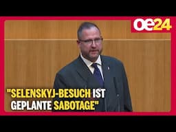 "Selenskyj-Besuch ist geplante Sabotage" | NR: Dringliche Anfrage der FPÖ @ChristianHafeneckerTV