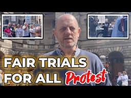 Justice for Innocent Men Scotland Protest Regarding Fair Trails. MUST WATCH