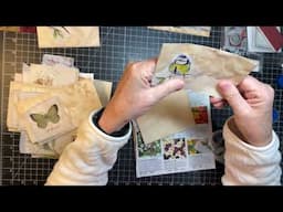 Mass Make!  Cool Collaged Envelopes!