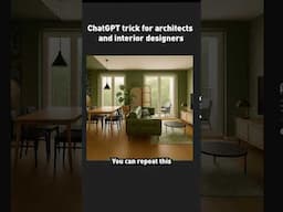 Render with ChatGPT 😮  #render #architecture #ai #chatgpt