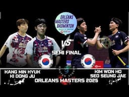 SEMI FINAL | KIM W H/SEO S J (KOR) vs KANG M H/KI D J (KOR)[MD] ORLEANS Masters 2025 Badminton