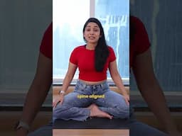 Why Sitting Tall is Important during Yoga Practice?  #dailyyoga #yoga #bhartiyoga