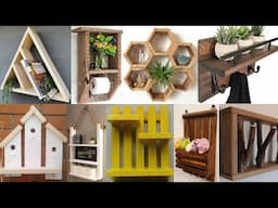 Wall mounted wood craft project ideas you can make as mini woodworking ideas